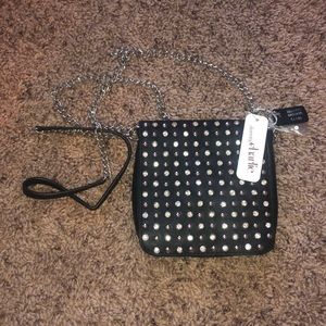 Charming Charlie studded Cross Body Purse